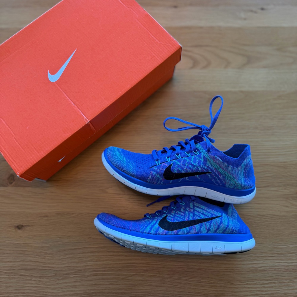 Nike Free 4.0 Flyknit Size 9 Great Condition with Box - Picture 2 of 7